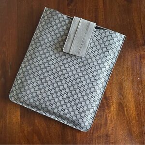 Grey Microguccissima Leather Ipad Case